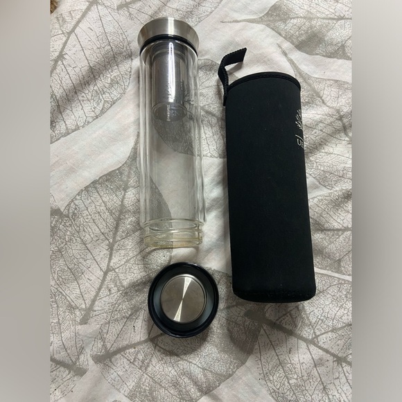 UENDURE Double Wall Glass Tea Infuser Bottle - Picture 4 of 7